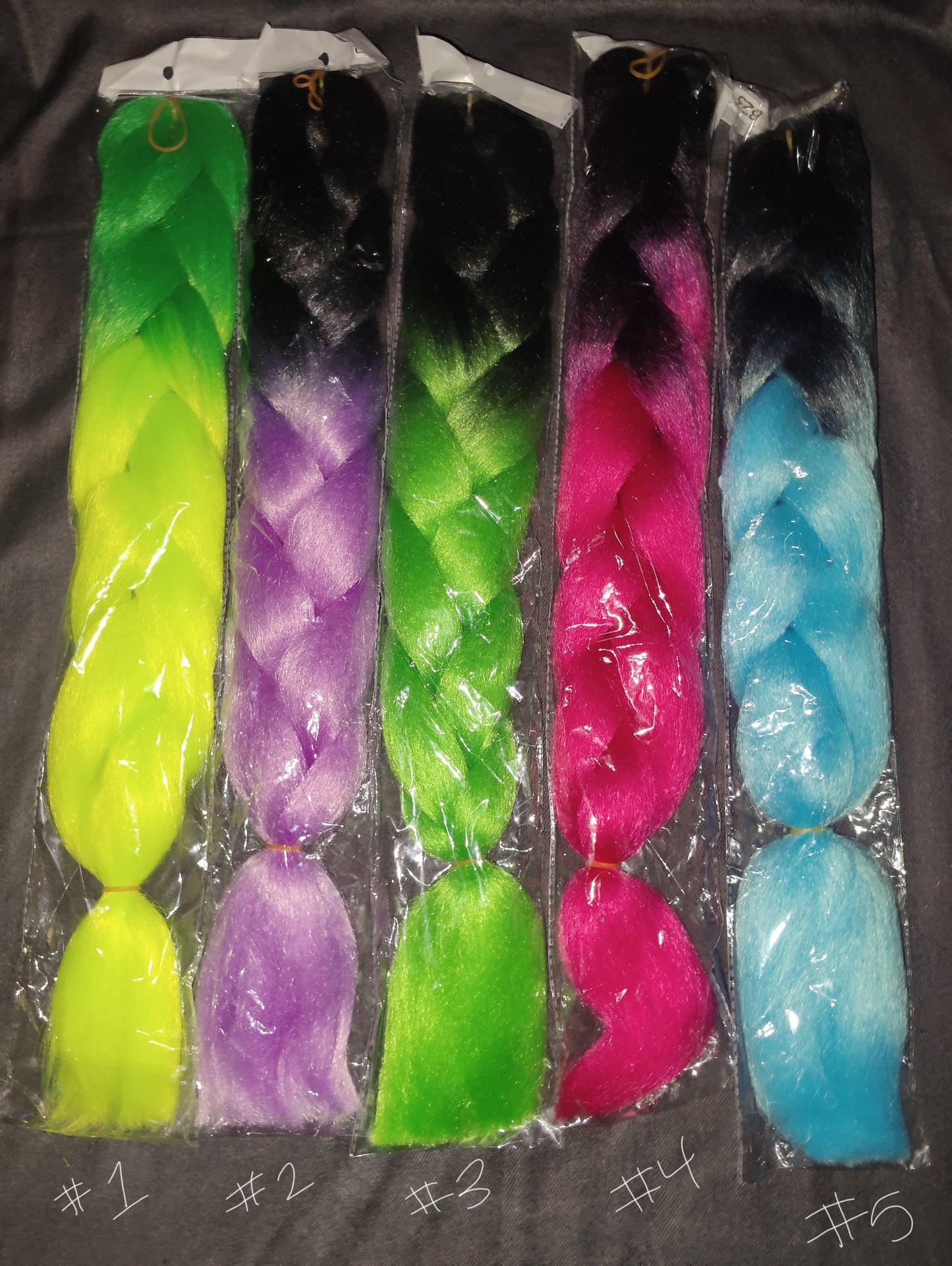 Synthetic Braiding Hair  Assorted Colors - Carlie's Beauty Supply